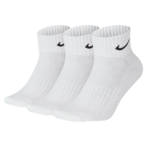 Skarpety do kostki z amortyzacją Nike (3 pary) - Biel