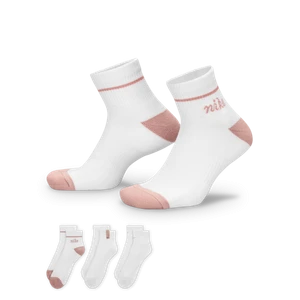 Skarpety do kostki z amortyzacją Nike Everyday Plus (3 pary) - Wielokolorowe