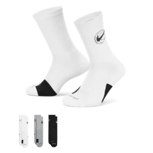 Skarpety do koszykówki Nike Everyday Crew (3 pary) - Wielokolorowe