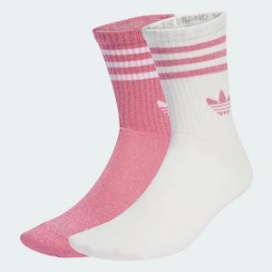 Skarpety do łydki w 3 paski Glitter 2 pary Adidas
