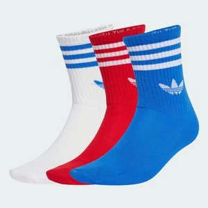 Skarpety do łydki z 3 paskami, 3 pary Adidas