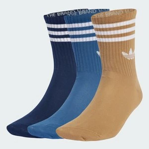 Skarpety do łydki z 3 paskami, 3 pary Adidas