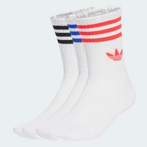 Skarpety do łydki z 3 paskami, 3 pary Adidas
