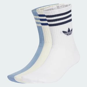 Skarpety do łydki z 3 paskami, 3 pary Adidas