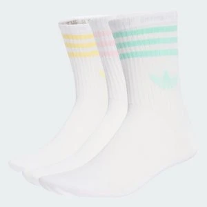 Skarpety do łydki z 3 paskami, 3 pary Adidas