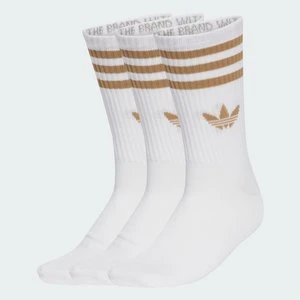 Skarpety do łydki z 3 paskami, 3 pary Adidas