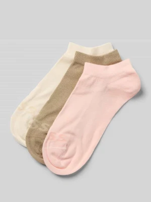 Skarpety do sneakersów w zestaw 3 szt. z detal z logo Boss