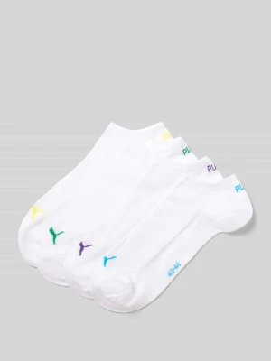 Skarpety do sneakersów w zestawie 4 szt. z prążkowanymi ściągaczami Puma