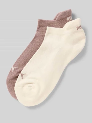 Skarpety do sneakersów z logo w Zestaw 2 szt. Puma