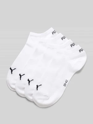 Skarpety do sneakersów z logo w zestaw 4 szt. Puma