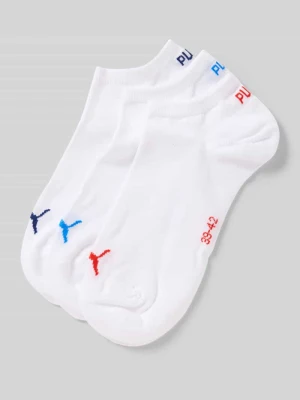 Skarpety do sneakersów z logo w zestawie 3 szt. Puma