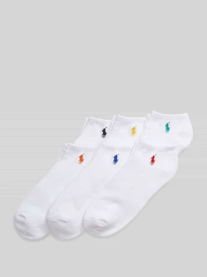 Skarpety do sneakersów z mieszanki bawełny w zestawie 6 par Polo Ralph Lauren Underwear