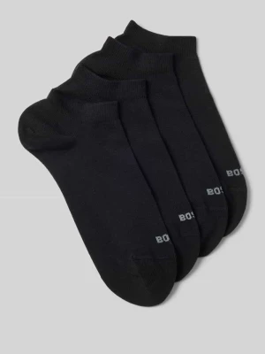 Skarpety do sneakersów z mieszanki bawełny, zestaw 4 szt. Boss