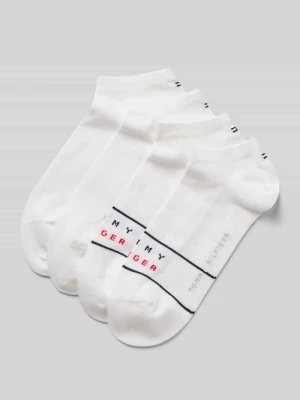 Skarpety do sneakersów z mieszanki bawełny, zestaw 4 szt. Tommy Hilfiger