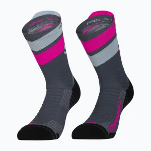 Skarpety DYNAFIT Ultra Crew cinder pink glo/6070 Szary