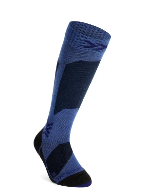 Skarpety dziecięce X-Socks Ski Discover OTC JR - blue blossom/marine