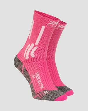 Skarpety dziewczęce różowe X-Socks Trek X CTN 4.0