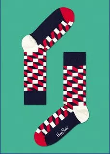"Skarpety Happy Socks "Filled Optic" (FO01-068)"