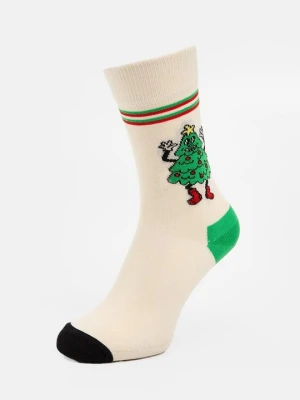 Skarpety Happy Socks mleczny