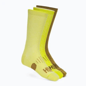 Skarpety Hoka Crew Run Sock 3-pack hoka citrus / pomelo yellow / mustard seed