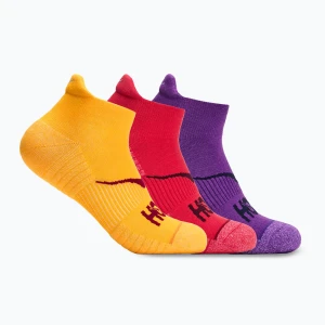 Skarpety HOKA No-Show Run Sock 3-pack egg yolk / cerise / virtual violet