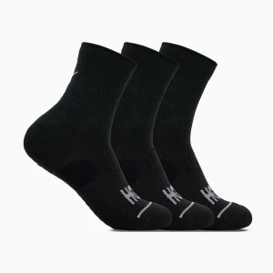 Skarpety HOKA Quarter Run Sock 3-Pack black / black / black