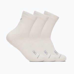 Skarpety HOKA Quarter Run Sock 3-Pack white / white / white