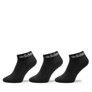 Skarpety krótkie adidas Linear Ankle Socks Cushioned Socks 3 Pairs IC1303 Czarny