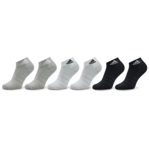 Skarpety krótkie adidas Thin and Light Sportswear Ankle Socks 6 Pairs IC1307 Szary