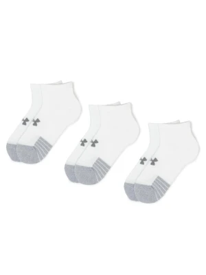 Skarpety krótkie Under Armour Heatgear Lo Cut Sock 1346753-100 Biały