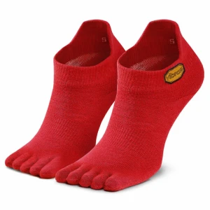 Skarpety krótkie Vibram Fivefingers Athletic No Show S18N04 Czerwony