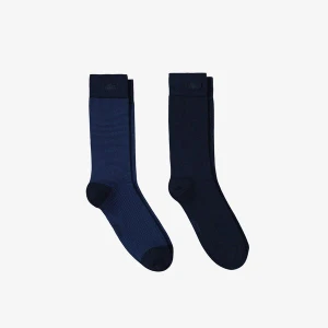 Lacoste Çocuk Çizgili Lacivert Çorap