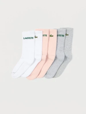 Skarpety Lacoste biały
