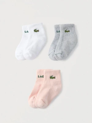 Skarpety Lacoste jasnoróżowy