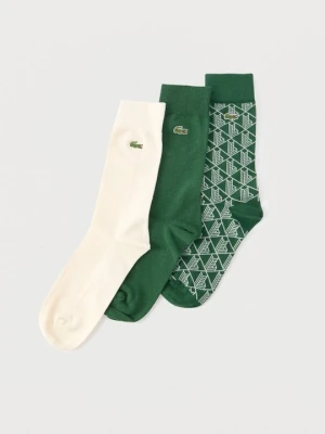 Skarpety Lacoste zielony