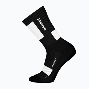 Skarpety Mammut Mountaineering Lightweight Merino Crew black / white