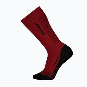 Skarpety Mammut Mountaineering Merino High Socks dark mammut red / black