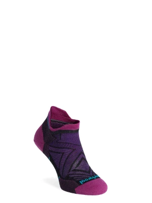 Skarpety merino damskie Smartwool Run Zero Cushion Low Ankle Socks - charcoal