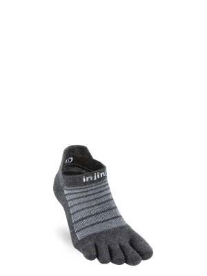 Skarpety merino Injinji Run Lightweight No-Show Wool - slate