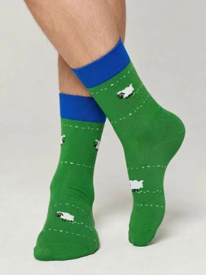 Skarpety męskie bawełniane z owcą - Men Baranek MARILYN