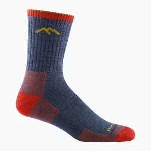 Skarpety męskie Darn Tough Hiker Micro Crew denim Niebieski