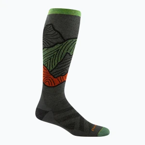 Skarpety męskie Darn Tough Titan OTC Lightweight with Cushion forest Szary