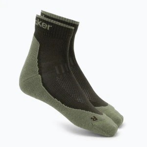 Skarpety męskie icebreaker Merino Hike+ Light Mini dark loden / lichen Zielony