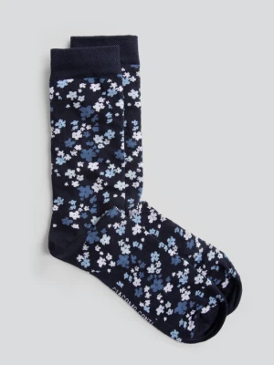 Skarpety męskie w kwiecisty wzór 01079A75WAA Giacomo Conti