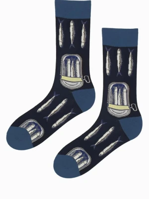 Skarpety męskie z motywem sardynek – F56 MARILYN