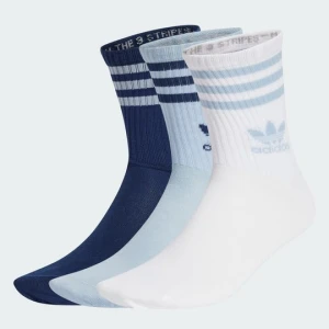 Skarpety Mid Cut Crew 3 Pairs Adidas niebieski