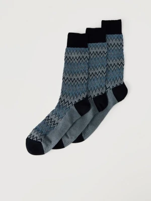 Skarpety Missoni niebieski