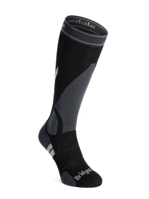 Skarpety narciarskie Bridgedale Ski Lightweight Merino Performance - black/grey