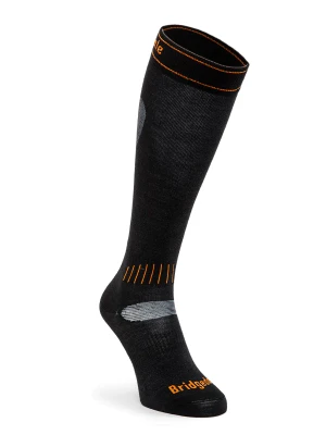 Skarpety narciarskie Bridgedale Ski Ultra Fit Merino P - black/orange