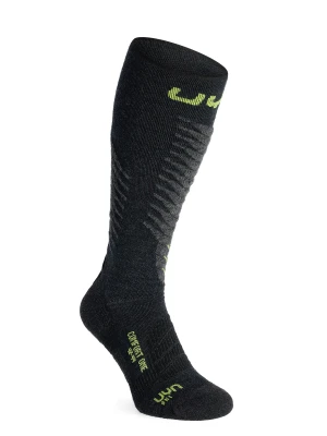 Skarpety narciarskie UYN Ski One Comfort Fit Socks - anthracite/lime